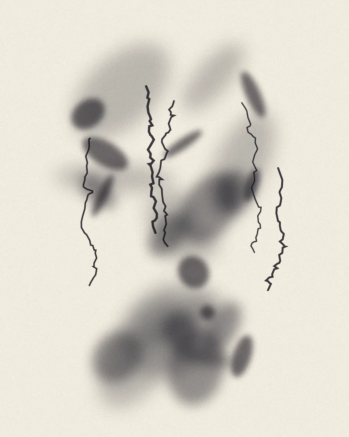 Kamo River I, sumi ink on washi