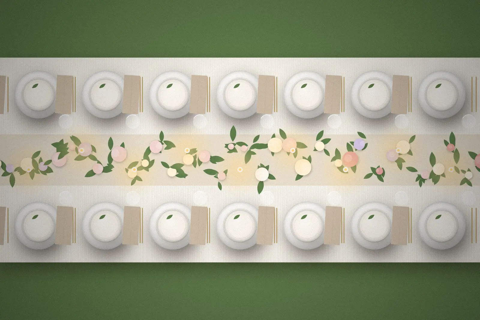 Long-table dinner, Gloucestershire