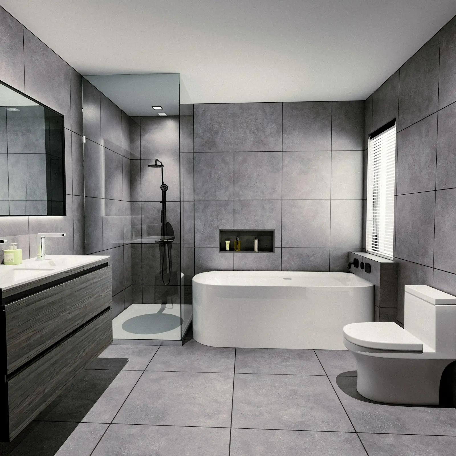 Show home bathroom